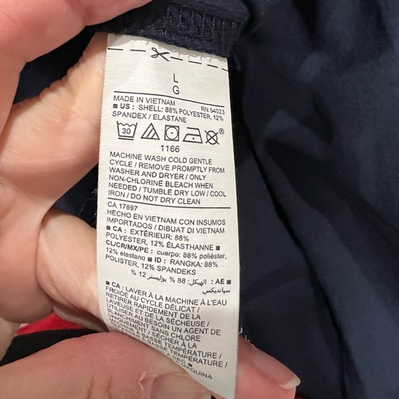 Women’s navy blue Old Navy active track athletic pants joggers L large - Picture 8 of 8